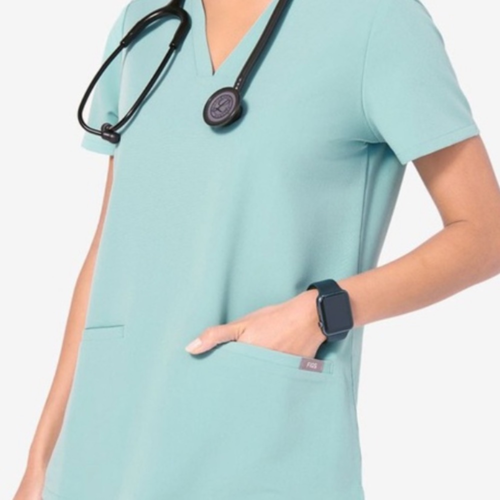 Sea Glass Blue Medium Casma Top